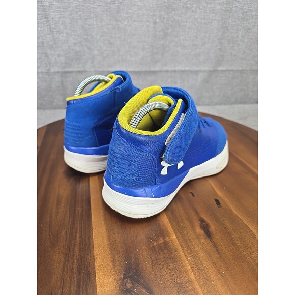 Under‎ Armour Get B Zee GS Youth 6Y Basketball Shoes Golden State Warriors Blue - Picture 10 of 14
